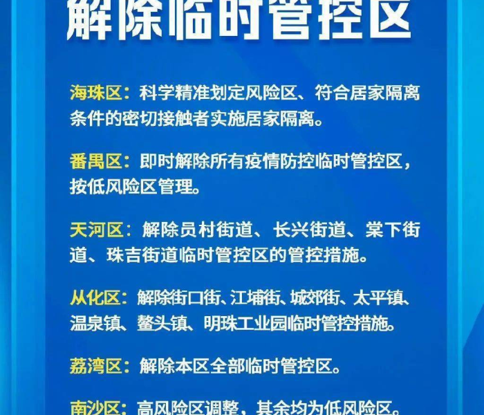 广州放开疫情管控时间表/广州放开疫情管控时间
