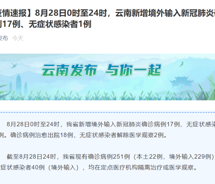 云南新增17例境外输入病例，边境防疫的警钟与全球疫情下的区域挑战