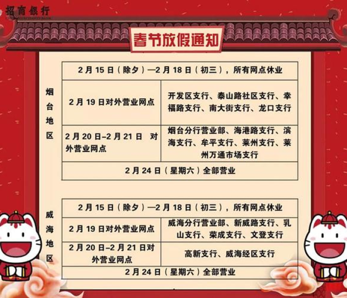 银行春节放假通知模板范文/银行春节放假通知模板范文大全
