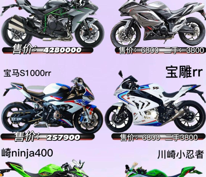 【摩托车川崎h2多少钱一台,川崎h2最贵三个亿】